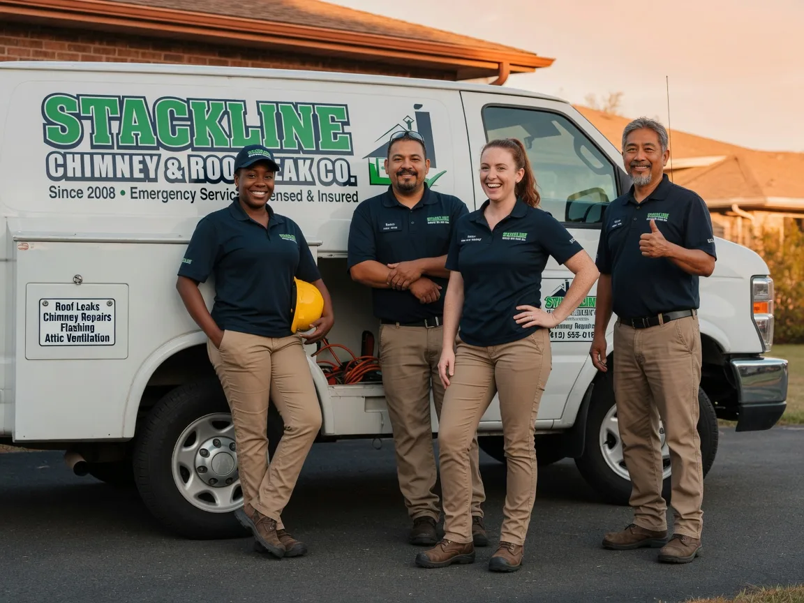 Chimney flashing repair company in Horse Shoe, NC
